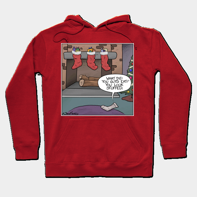 Stuffed Stocking Hoodie by cartoonistnate